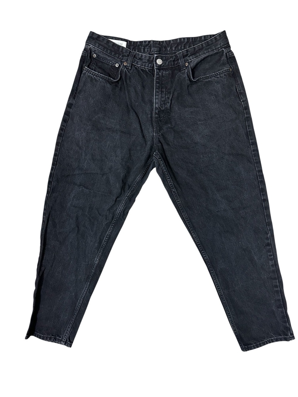 Zara Men's Relaxed Black Denim Jeans